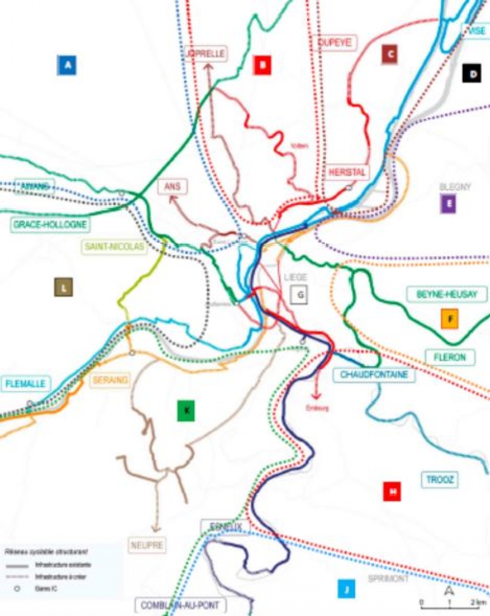 fietscorridors Luik