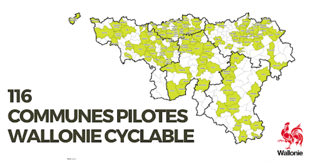Wallonie cyclable communes